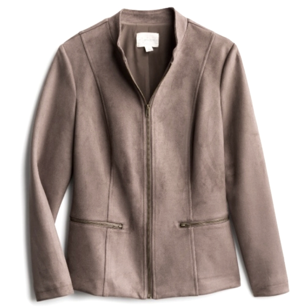 Magnolia Grace Nerissa faux suede jacket